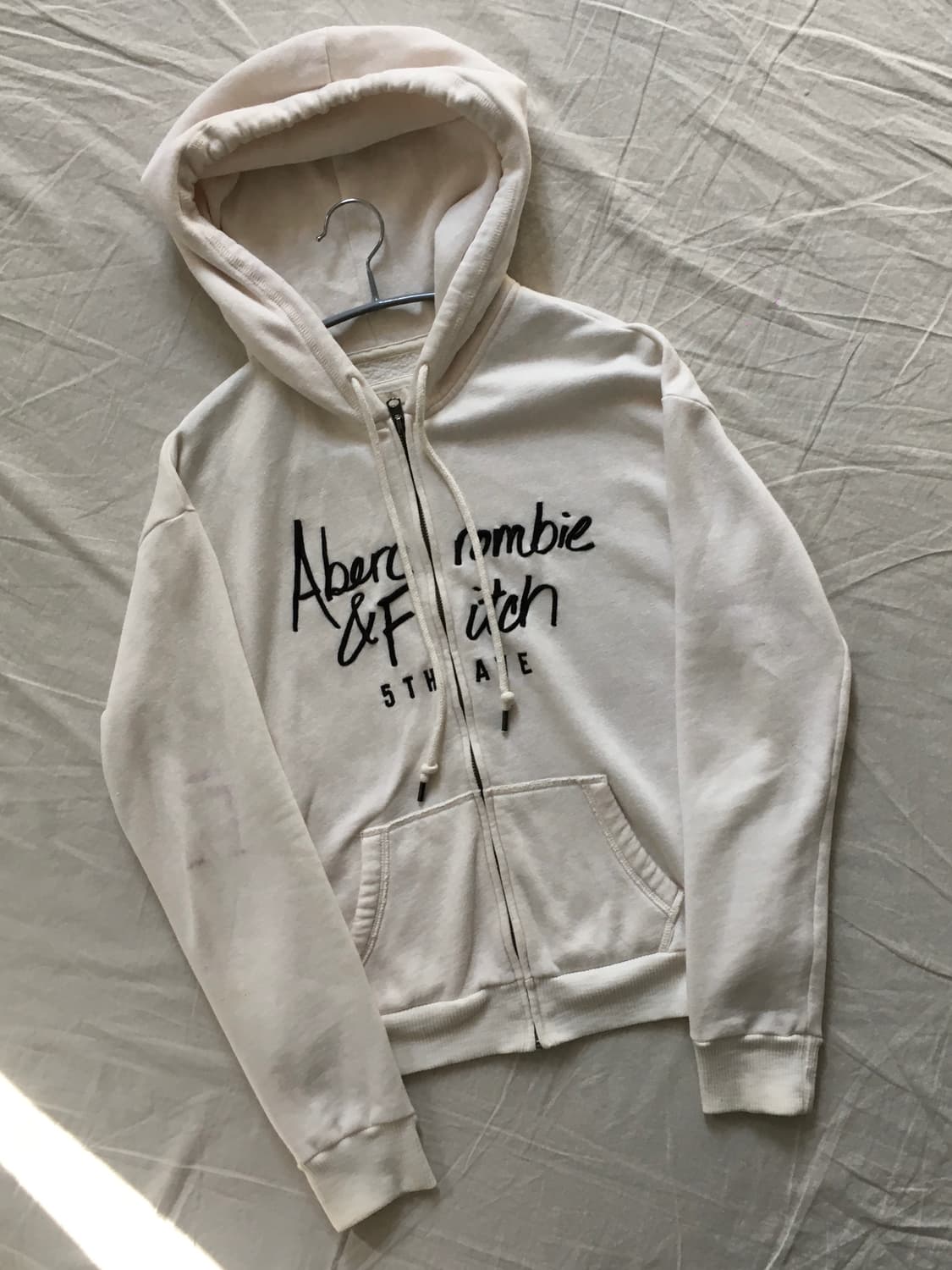 아베크롬비 자수 로고 후드집업 상품이미지3