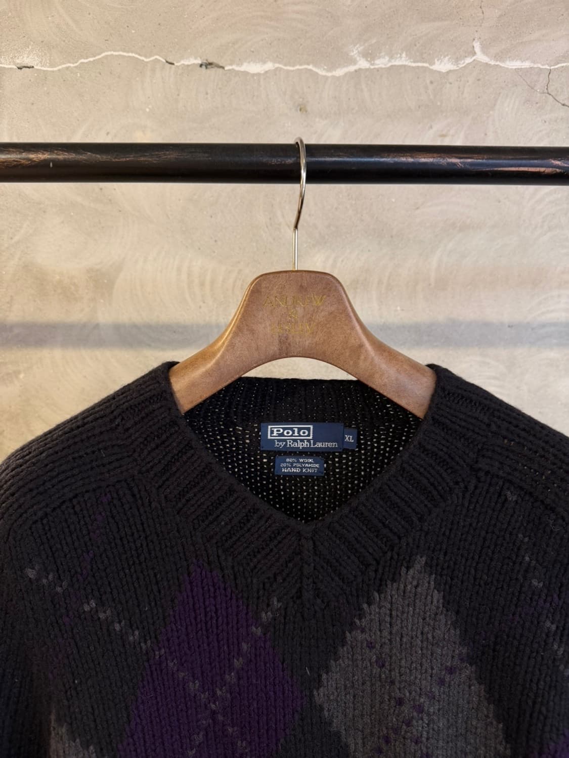 폴로 랄프로렌 패치 핸드 니트 105 상품이미지2