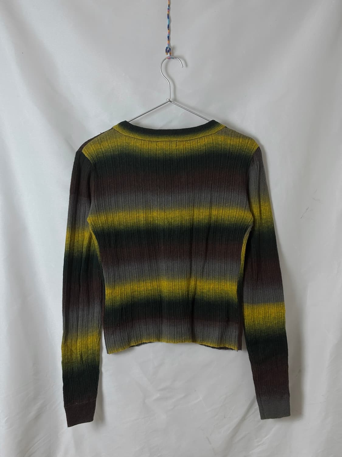 그라데이션 슬림 니트 가디건 상품이미지3