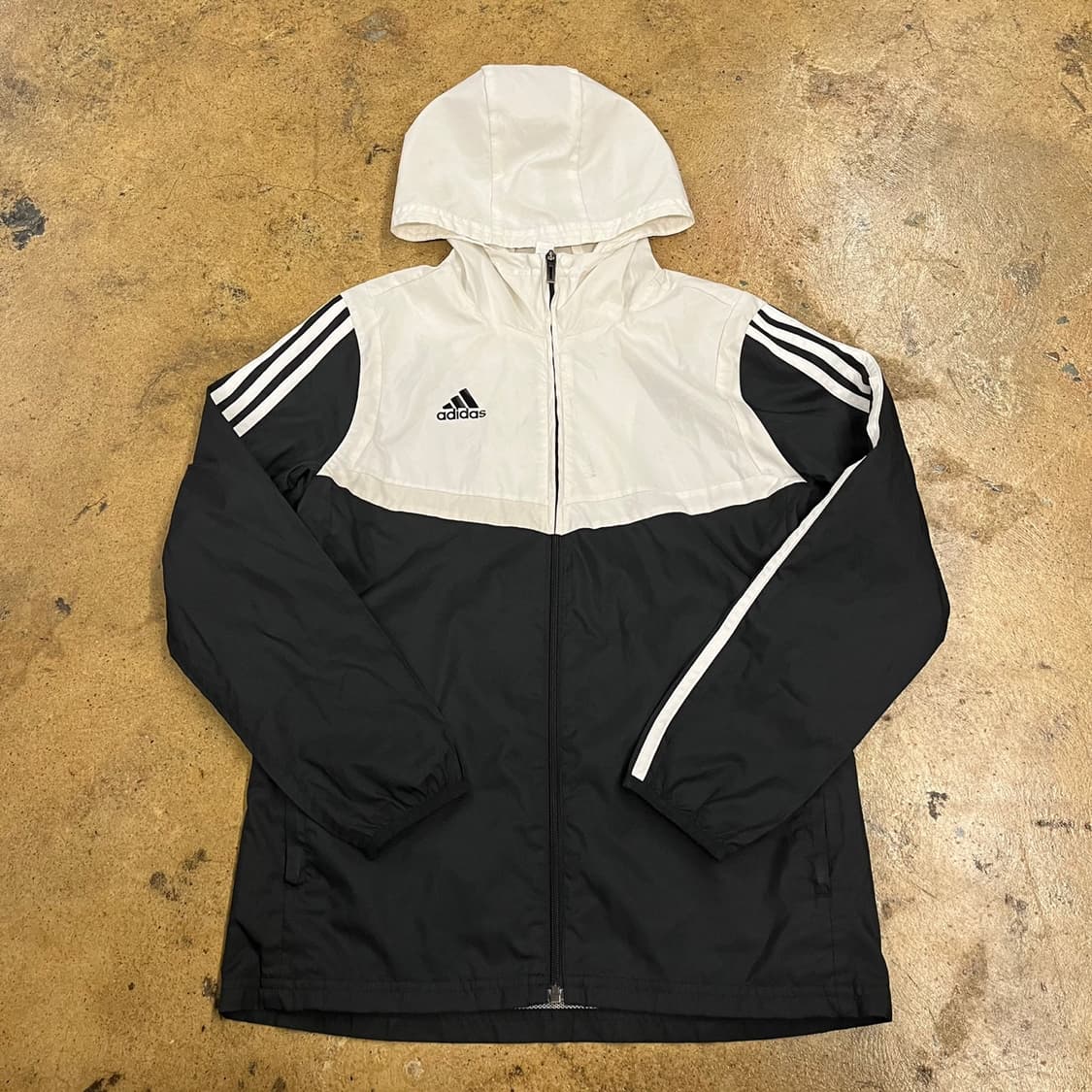 [정품] 아디다스 후드 바람막이 블랙 화이트 b16 상품이미지2