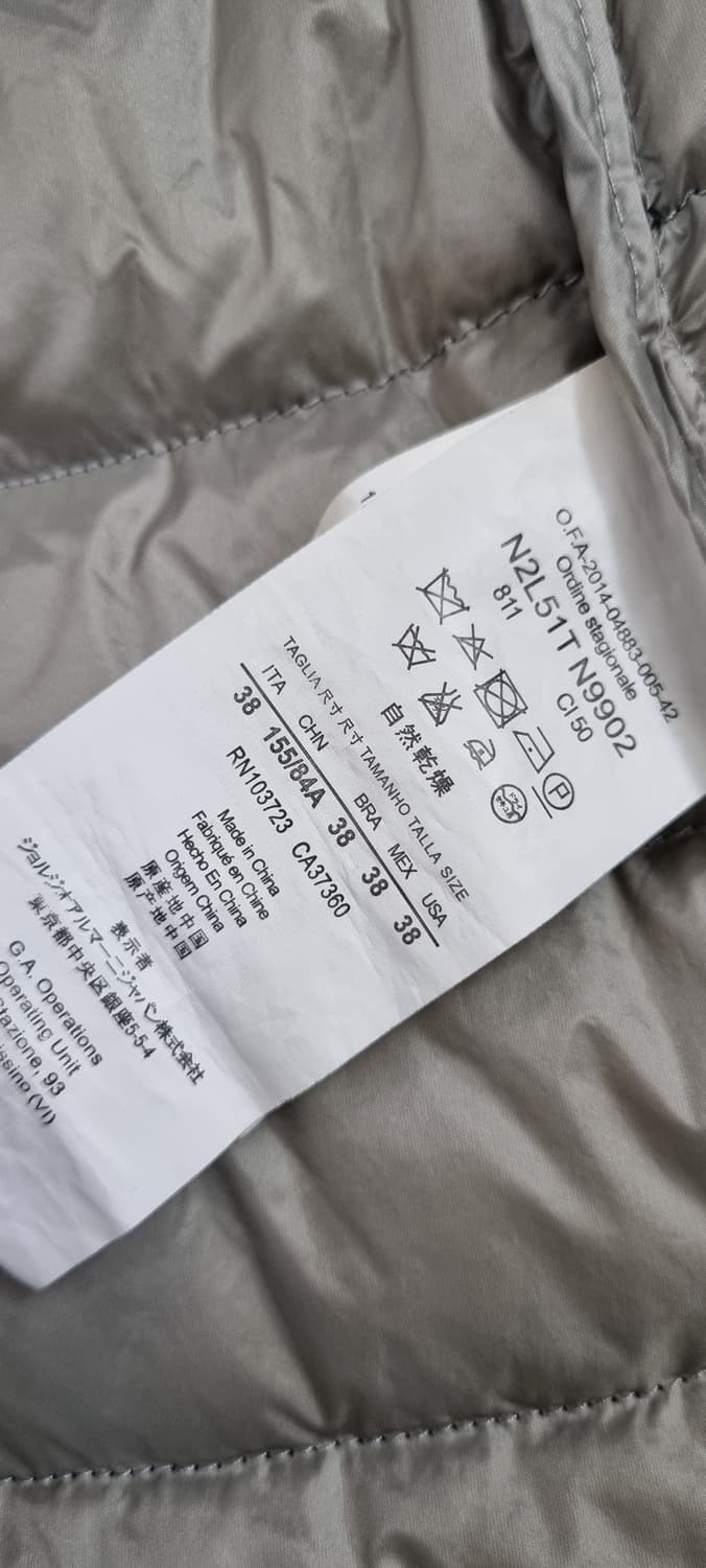 엠프리오 알르머니 경량 덕다운 패딩 M(38) _ 여성 S 추천 상품이미지10