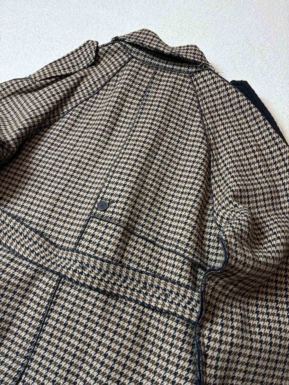 인스턴트펑크 19FW 그런지 하운드투스 벨티드 울 롱코트 PN7842 상품이미지6