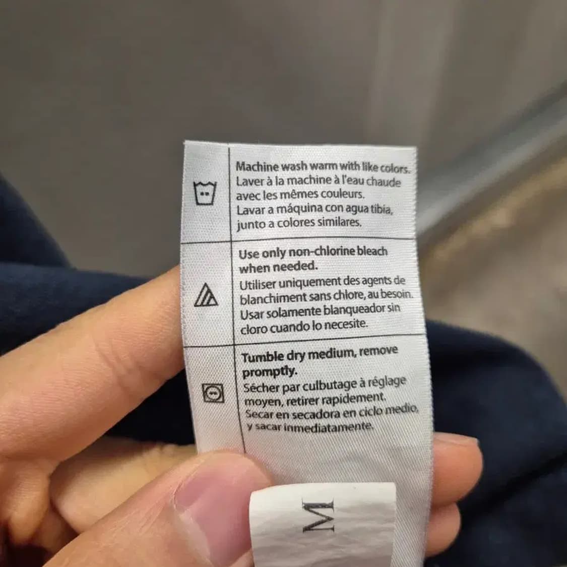 칼하트 오리지널핏 반팔티 M 네이비 상품이미지5