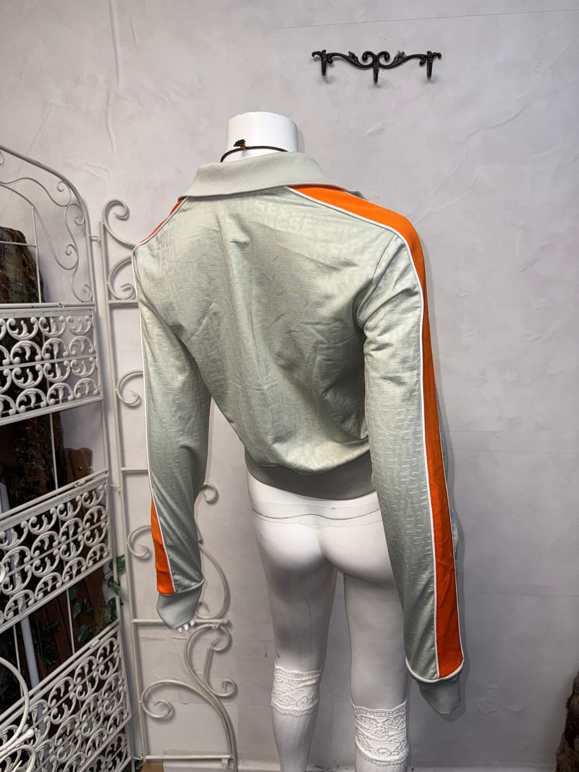 DIESEL f-macsy track jersey gray M 상품이미지10