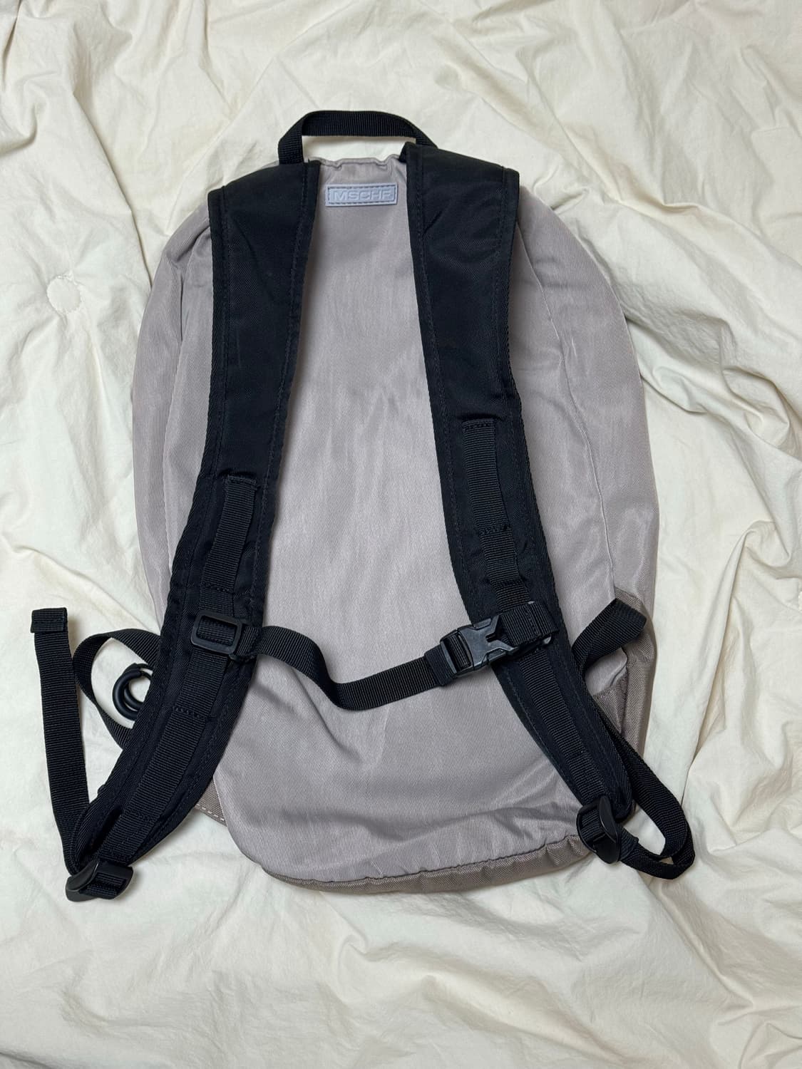 미스치프 | 롬버스 백팩 핑크 그레이 상품이미지4