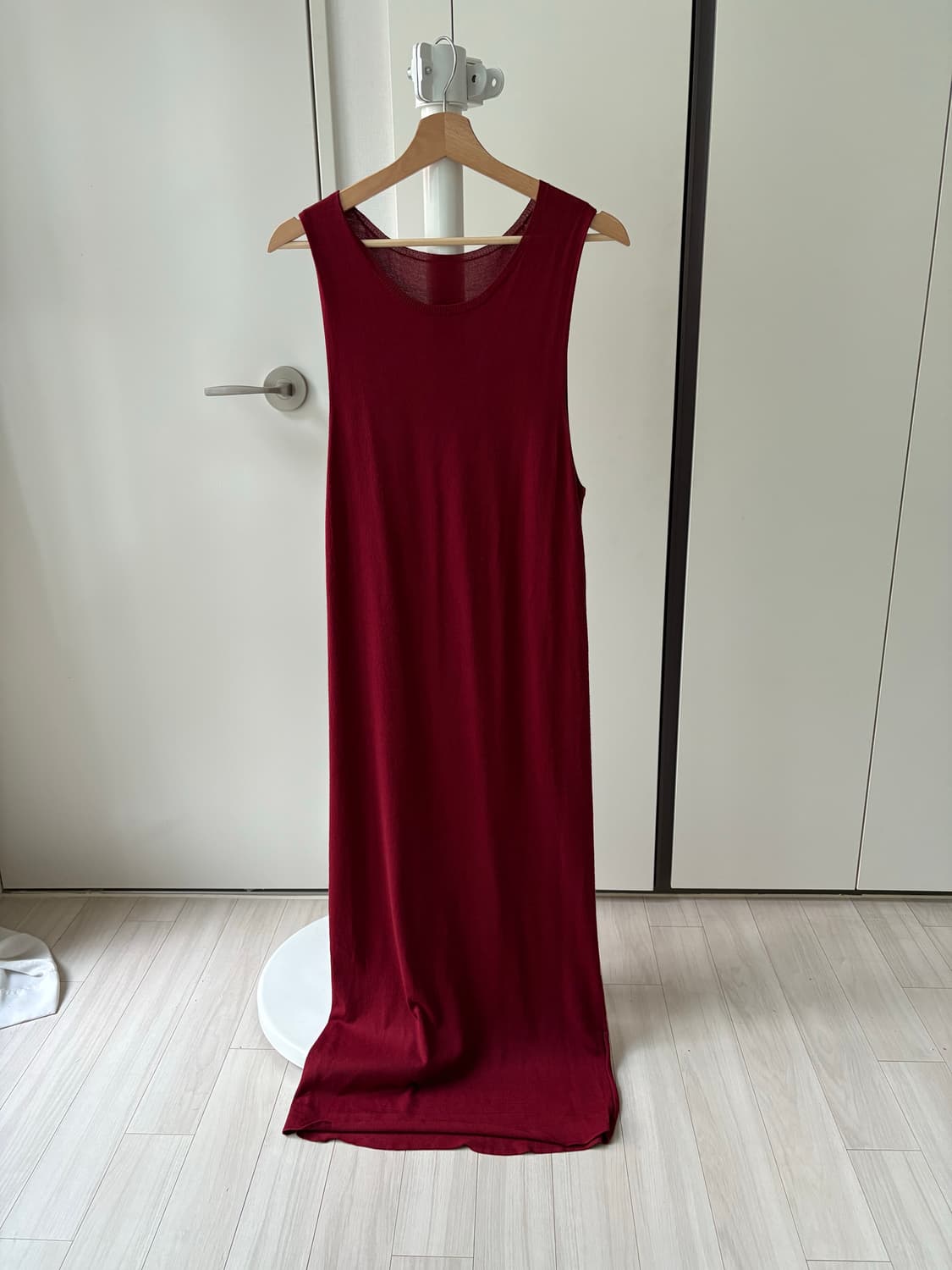 Dark Red Layered Dress 상품이미지5