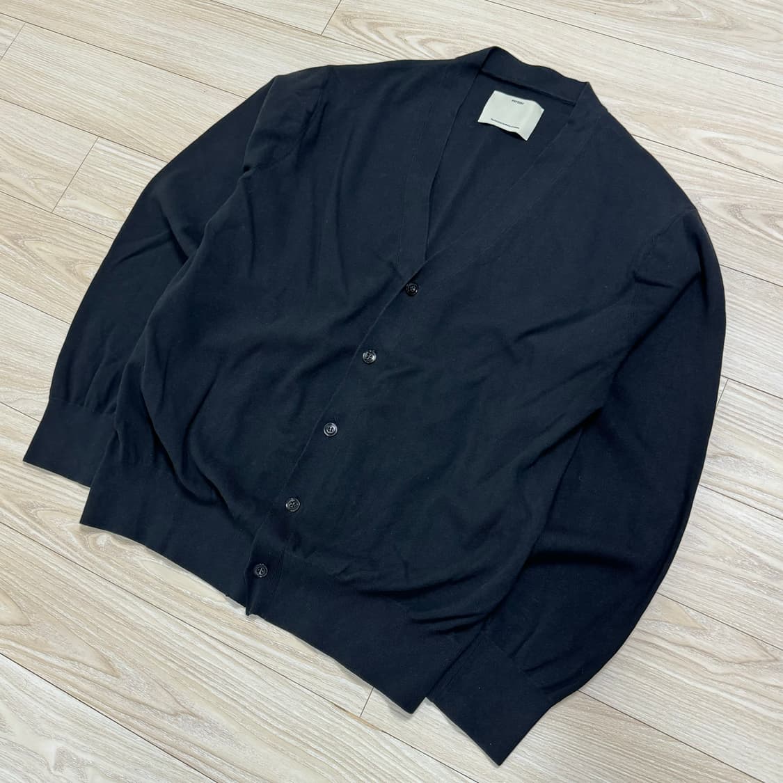 포터리 컴포트 가디건 블랙 (3) 상품이미지1