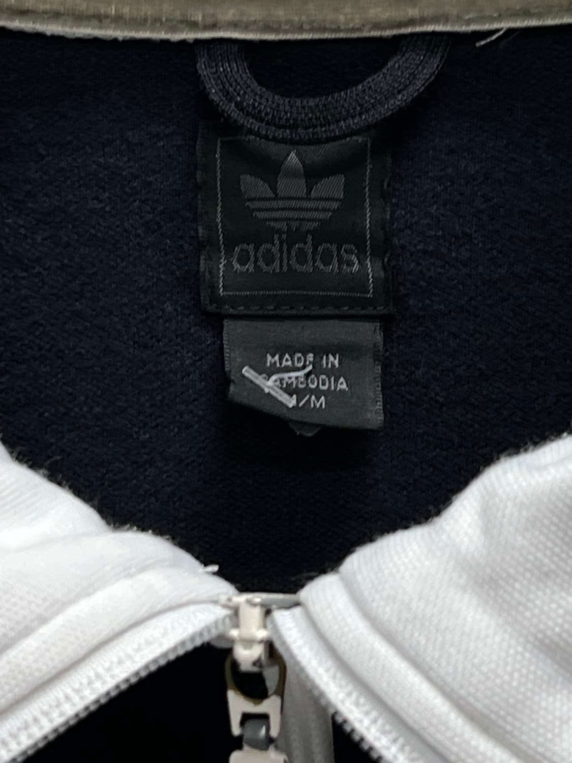 (M) 아디다스 올드스쿨 베켄바우어 트랙탑 져지 블랙/화이트/그레이 상품이미지4