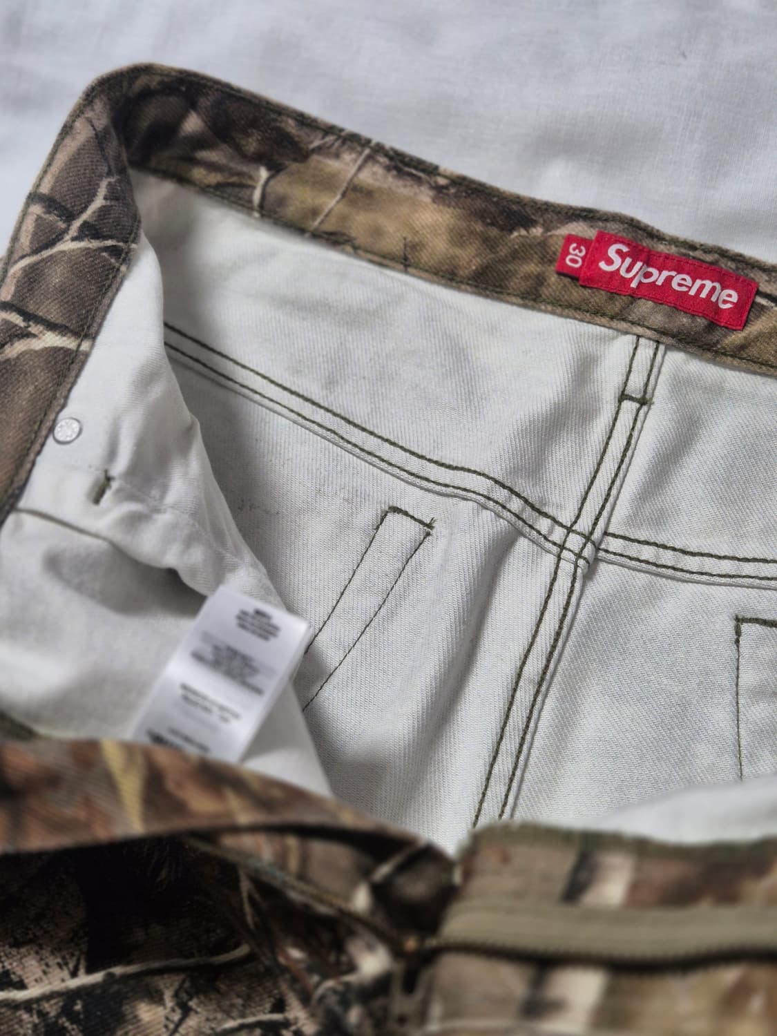 슈프림 25FW 리얼트리 배기 진 30사이즈 판매 상품이미지6