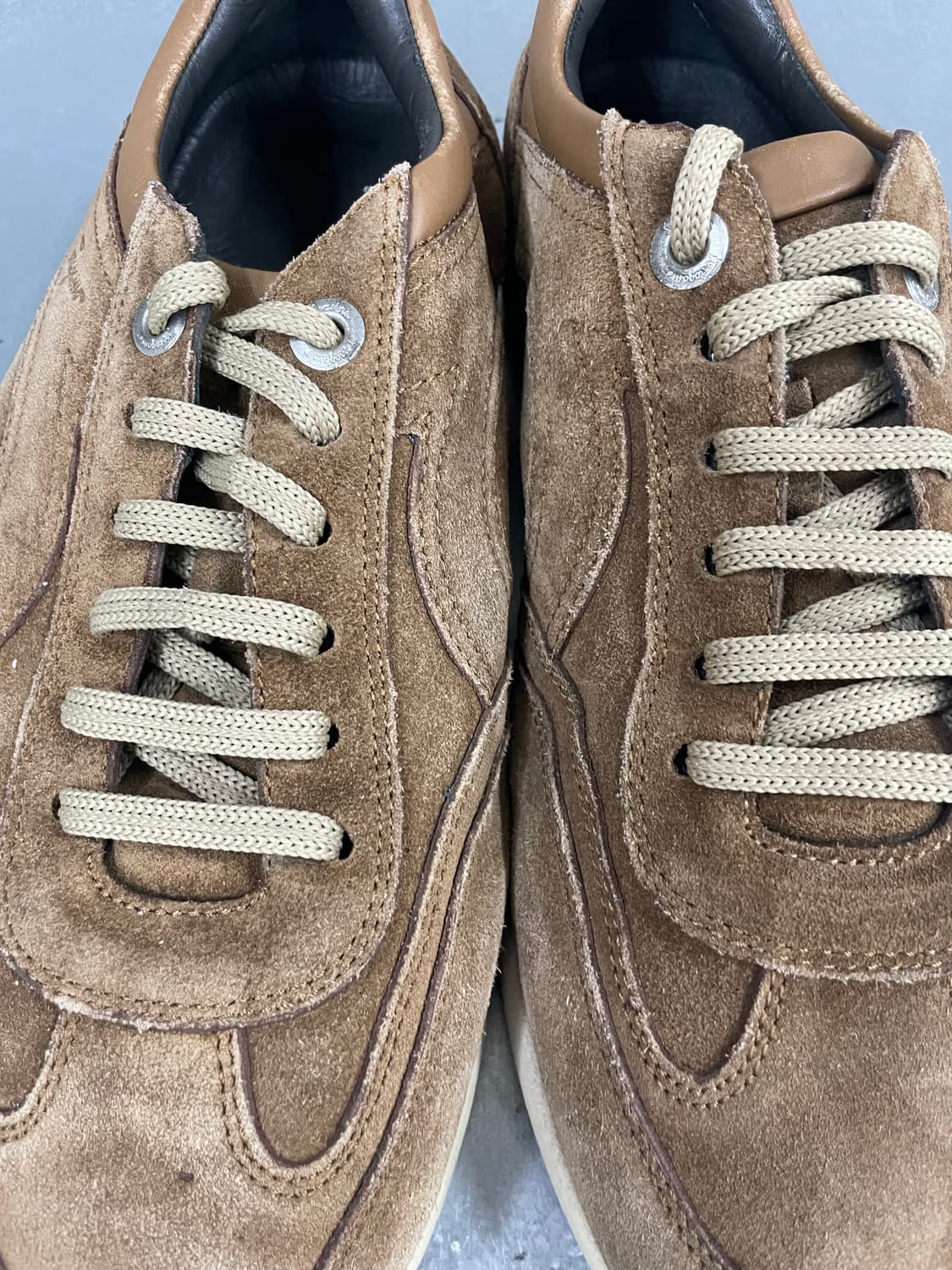 페레가모 스웨이드 스니커즈 8.5 (gr-4626) 상품이미지8