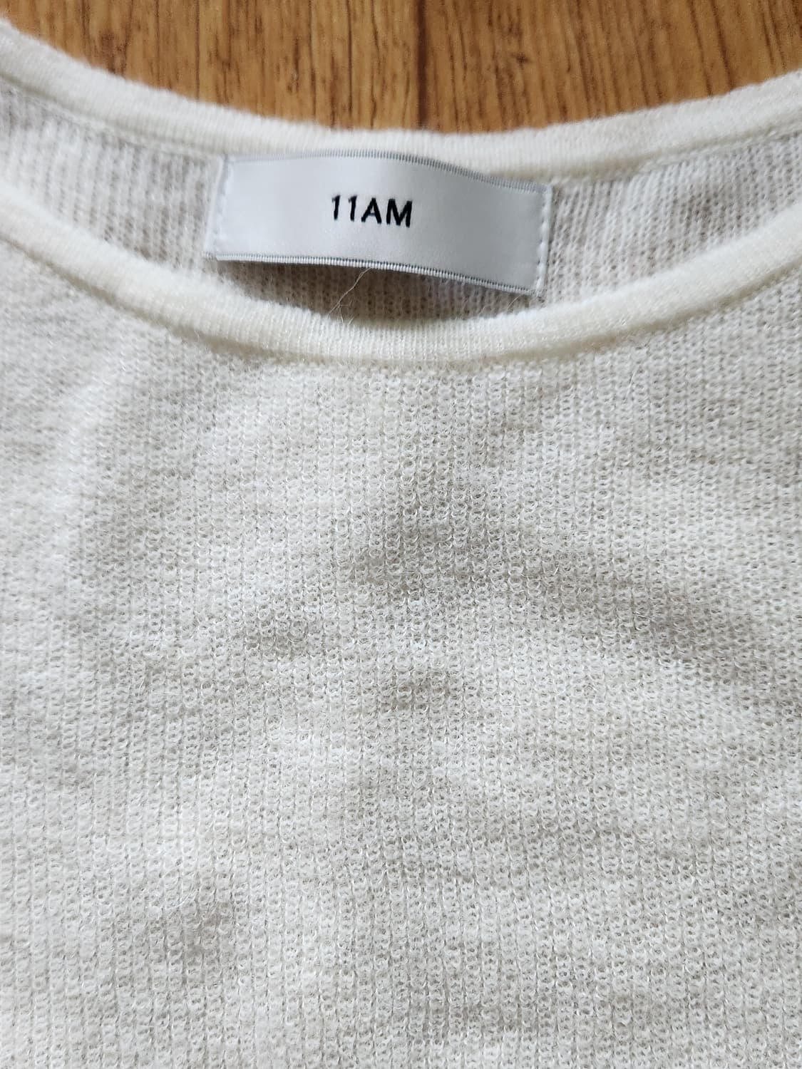 11AM 알파카 보트넥 니트 상품이미지4