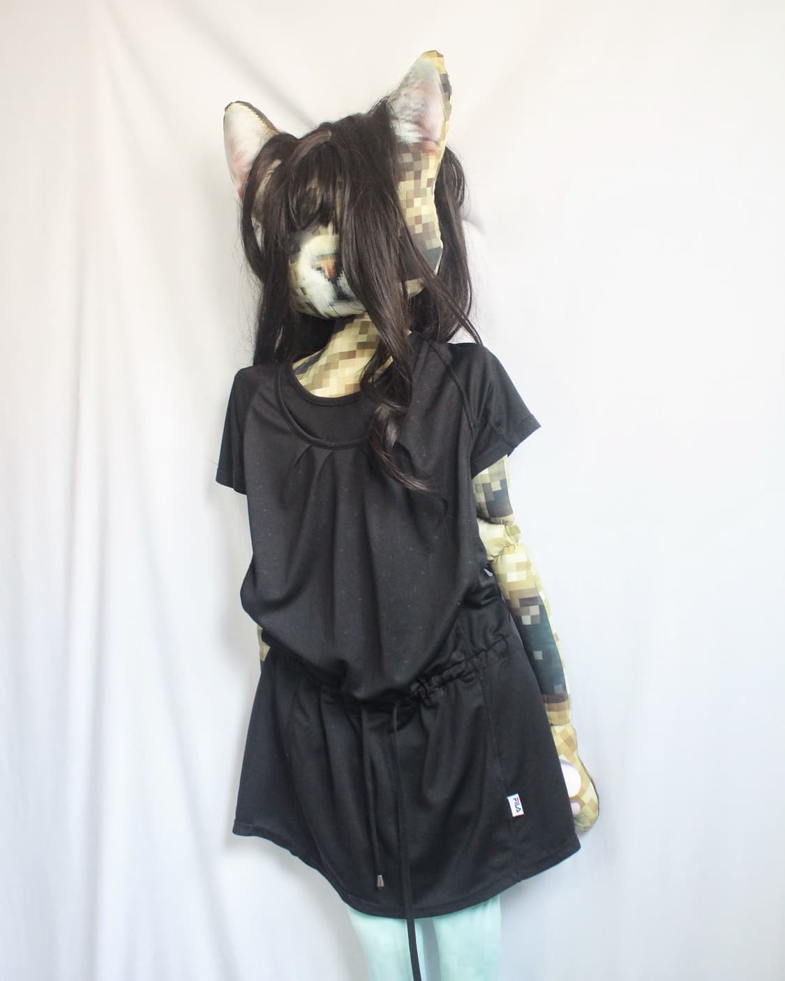 FILA double layered string mesh onepiece 상품이미지4