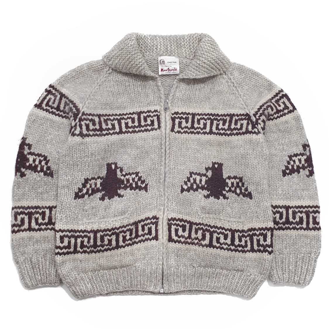 빈티지 캐나다 썬더버드 코위찬 80s (110 이상 빅사이즈) 상품이미지1