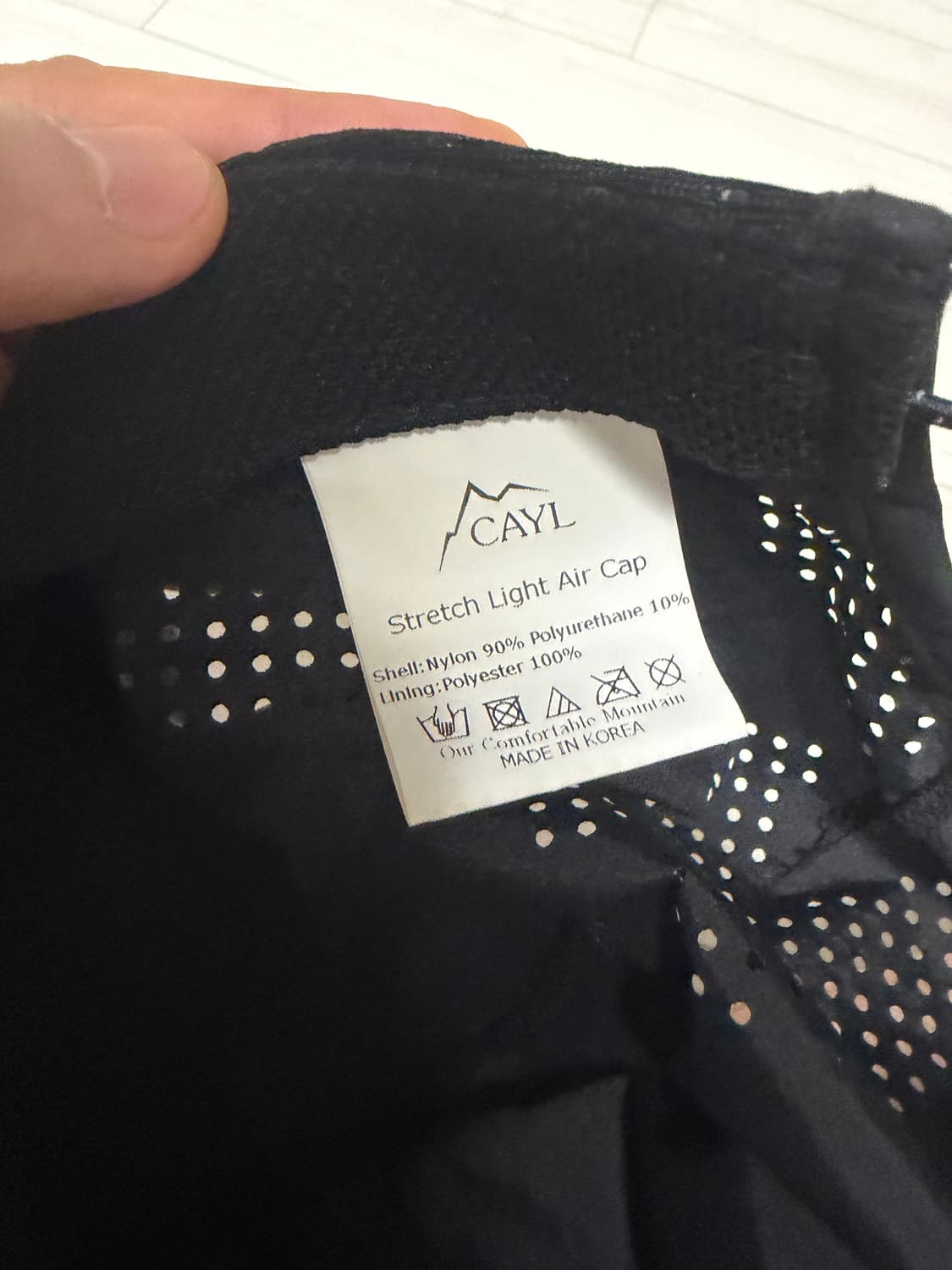 케일 스트레치 라이트 캡 CAYL STRETCH LIGHT AIR CAP 상품이미지5