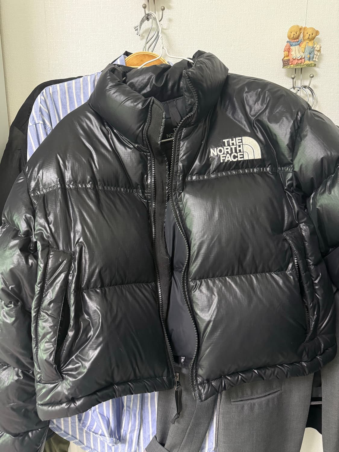 노스페이스 눕시 숏 자켓 블랙 상품이미지1