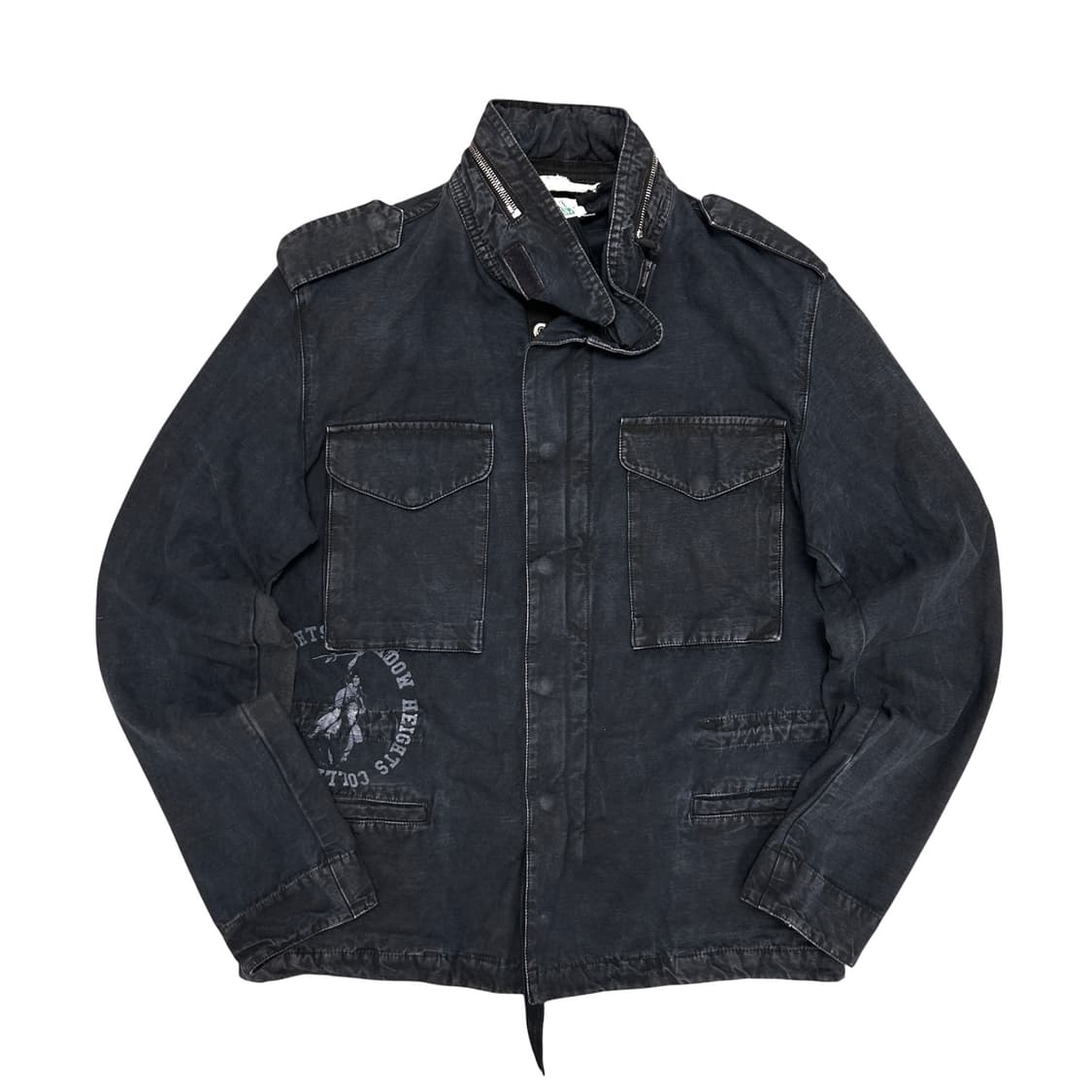 오프화이트 아카이브 워시드 블랙 M65 자켓(S) 상품이미지1