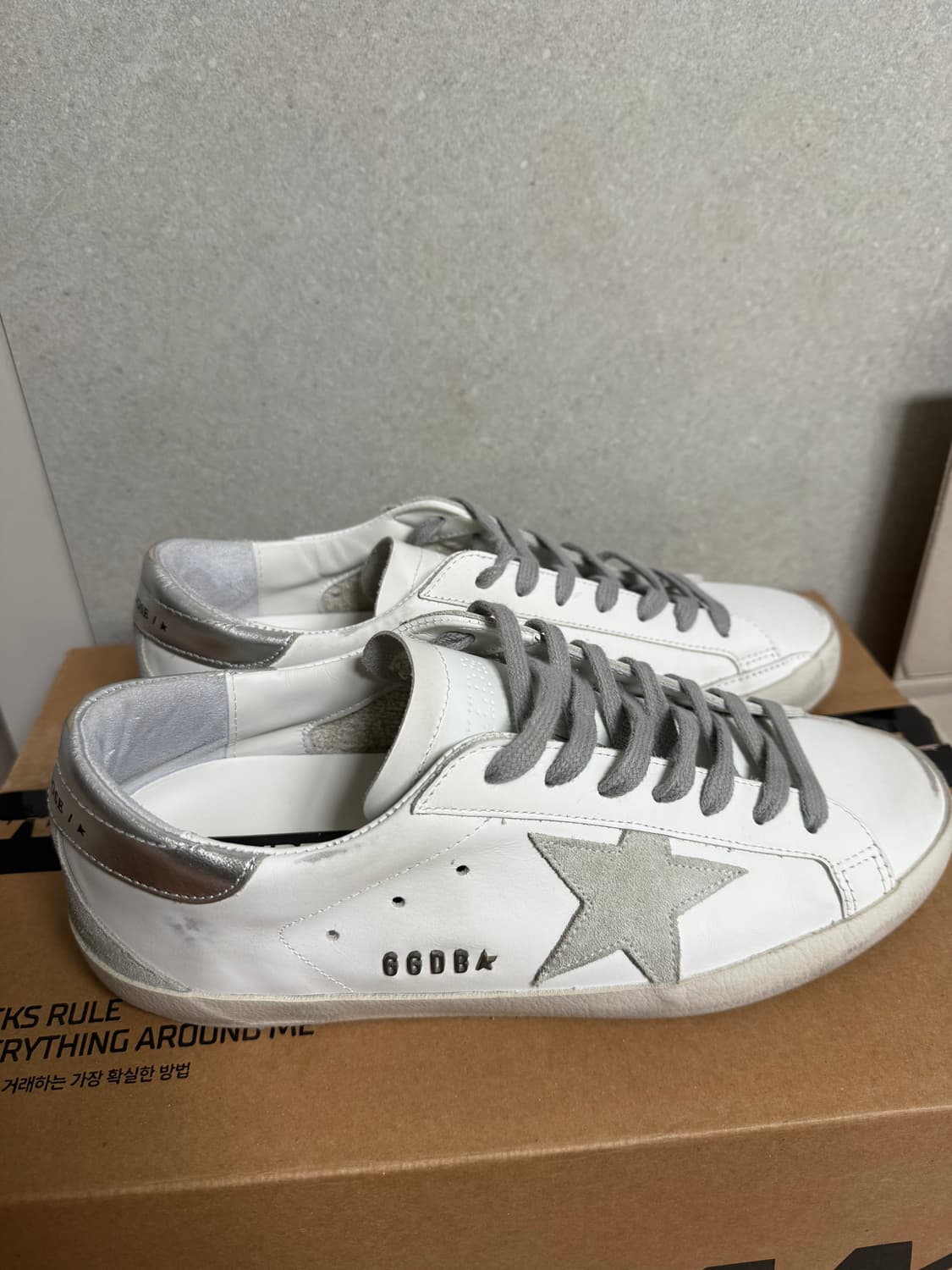 골든구스 슈퍼스타 화이트 실버탭 264 상품이미지1