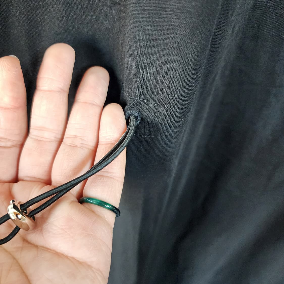 라이프워크 블랙 롱 원피스 상품이미지3