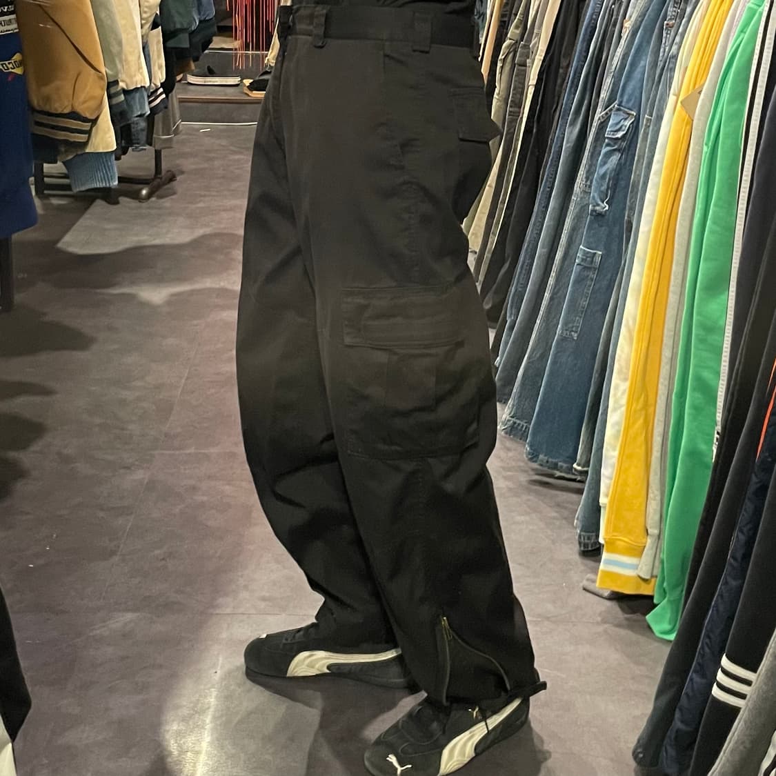[IM] VTG 빈티지 블랙 카고 팬츠 상품이미지3