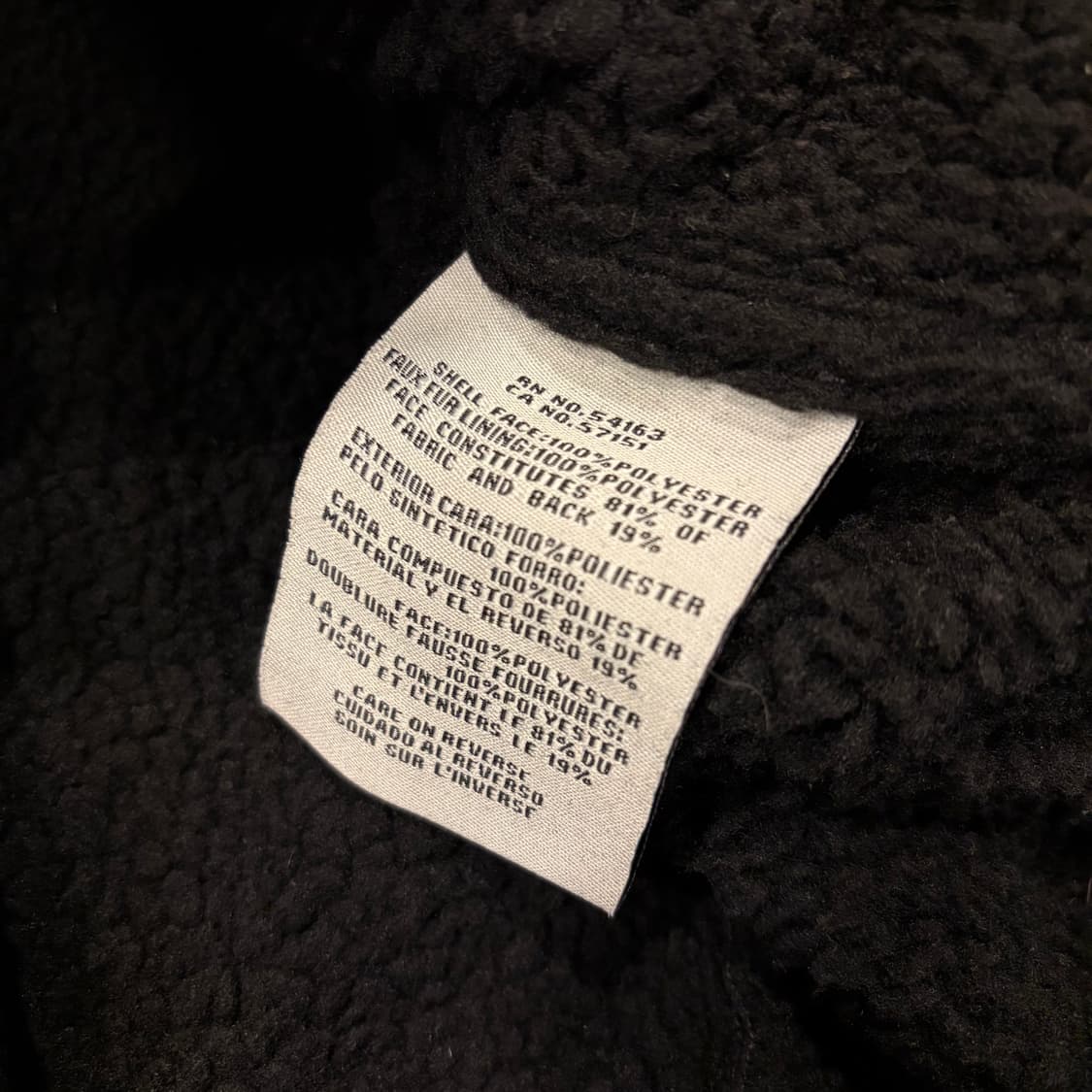 [M] 리바이스 블랙 스웨이드 쉐르파 트러커 자켓 C129 상품이미지8