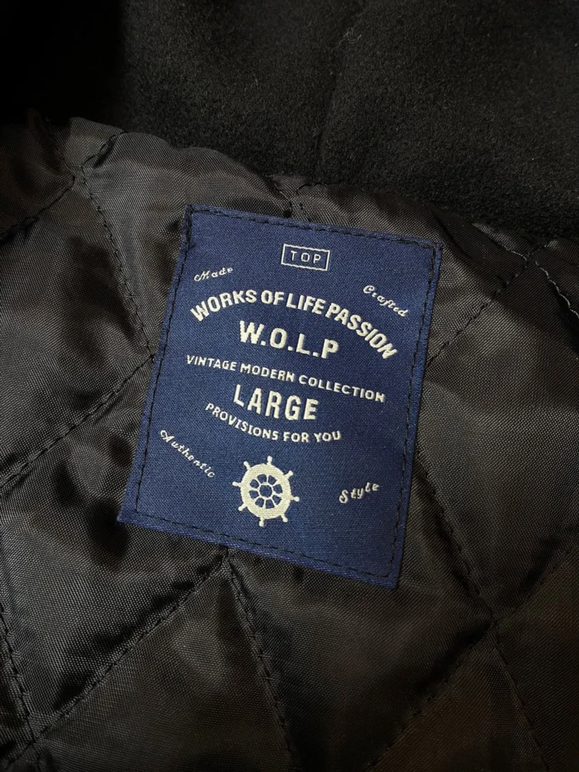 WOLP 오버핏 후디 더플 코트 PN7910 상품이미지6