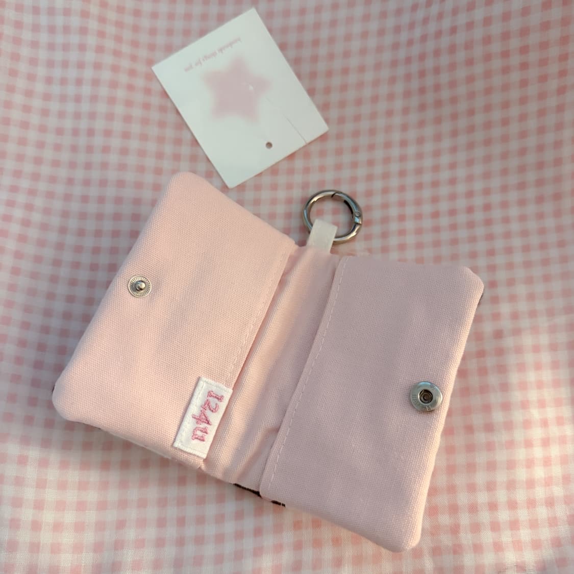 124u 패치워크 딸기초코 카드지갑 히메갸루 오네갸루 상품이미지2