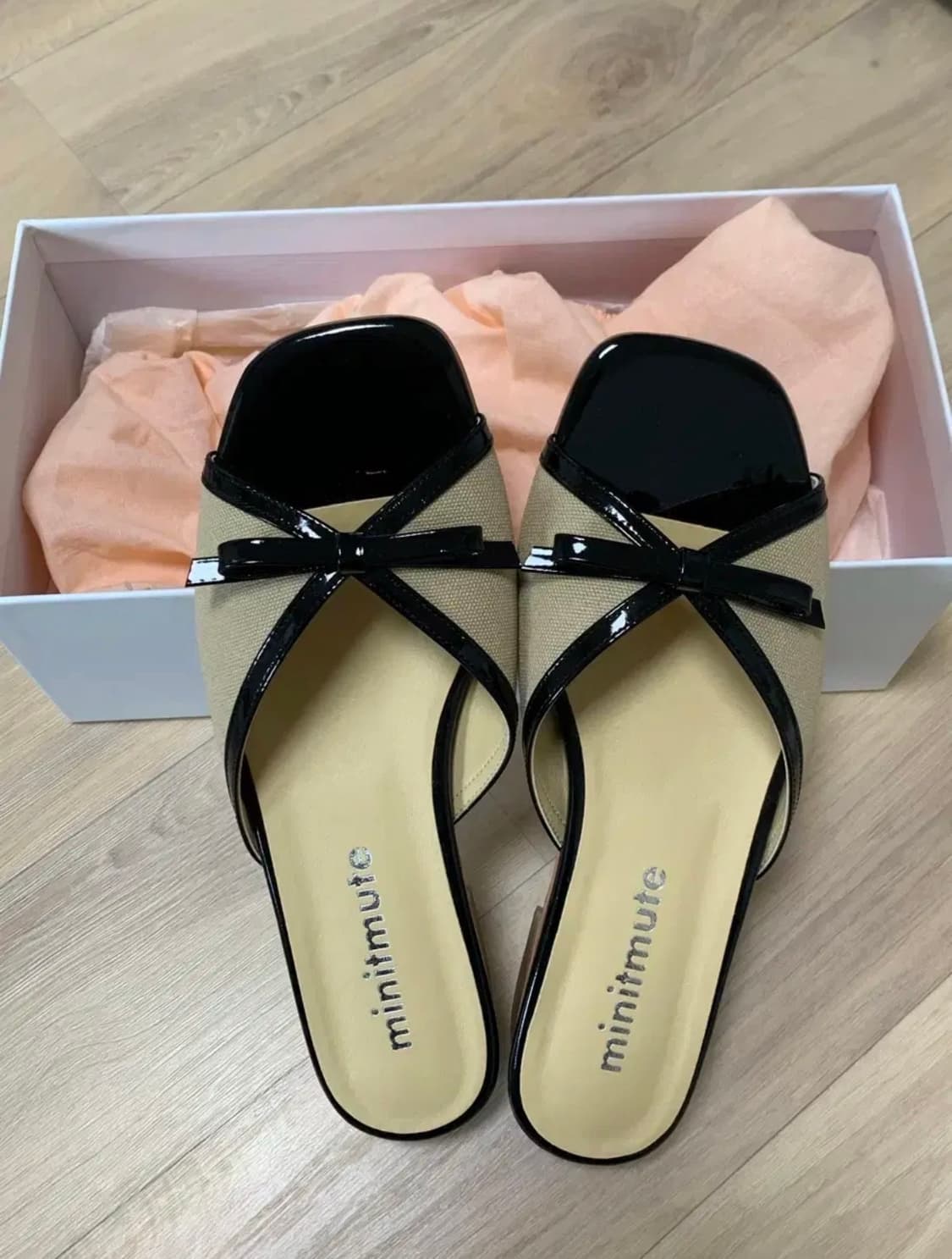실사)미닛뮤트 리본 슬리퍼 240 상품이미지2