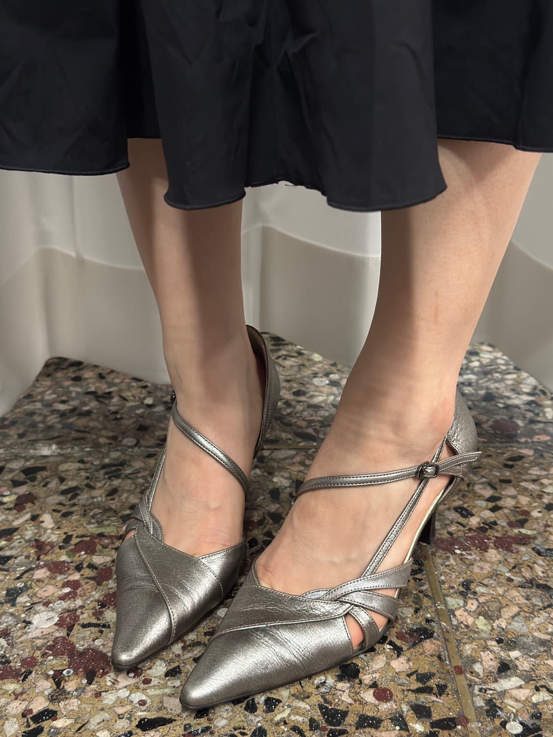 elegance silver heels 상품이미지1