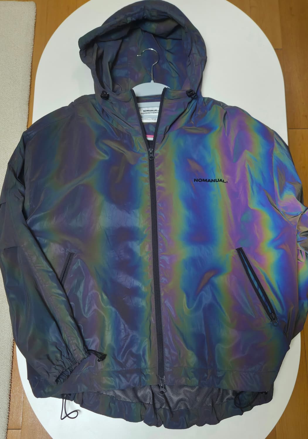 노매뉴얼 바람막이 리플렉티브 L 상품이미지5