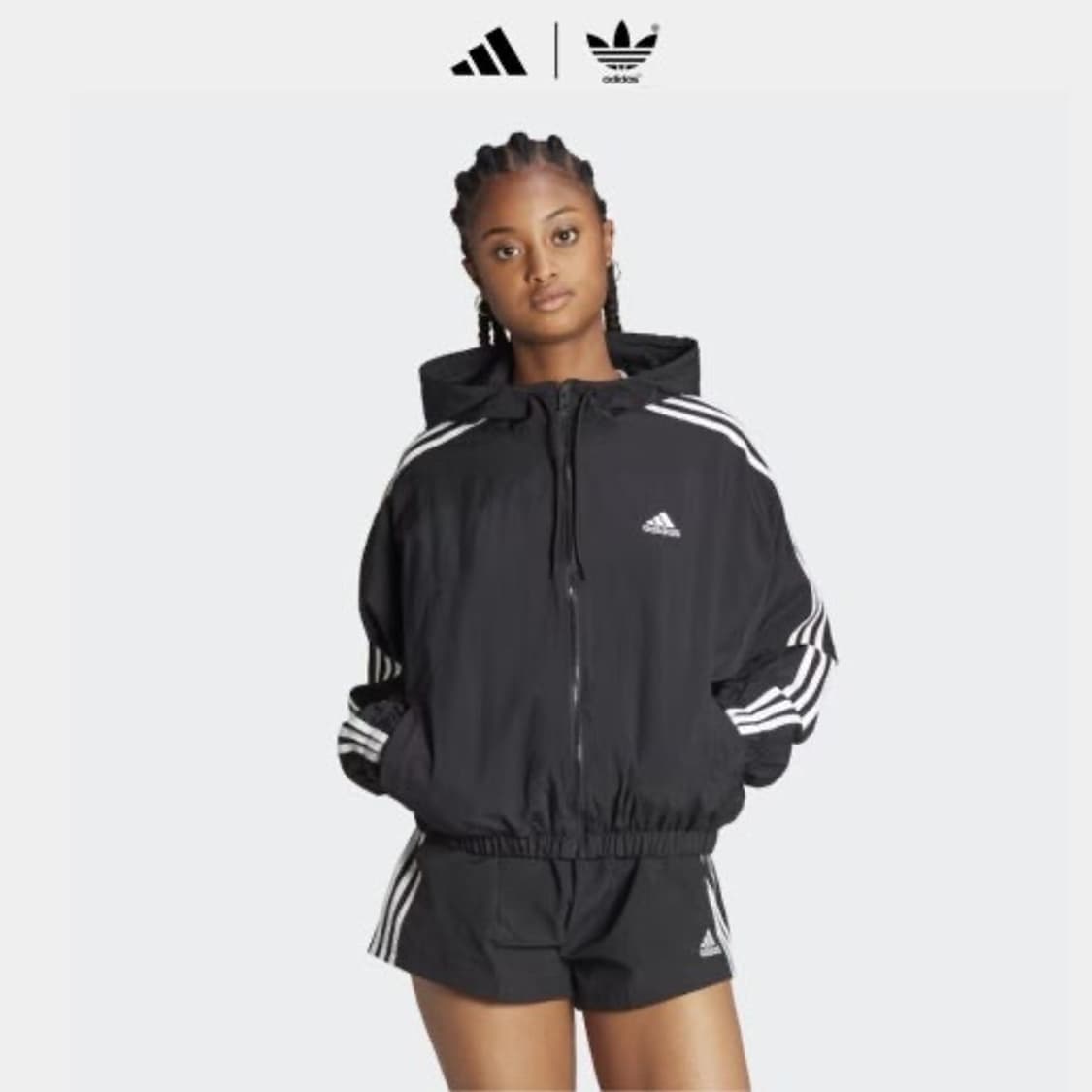 아디다스 우븐 바람막이 블랙 M 상품이미지1