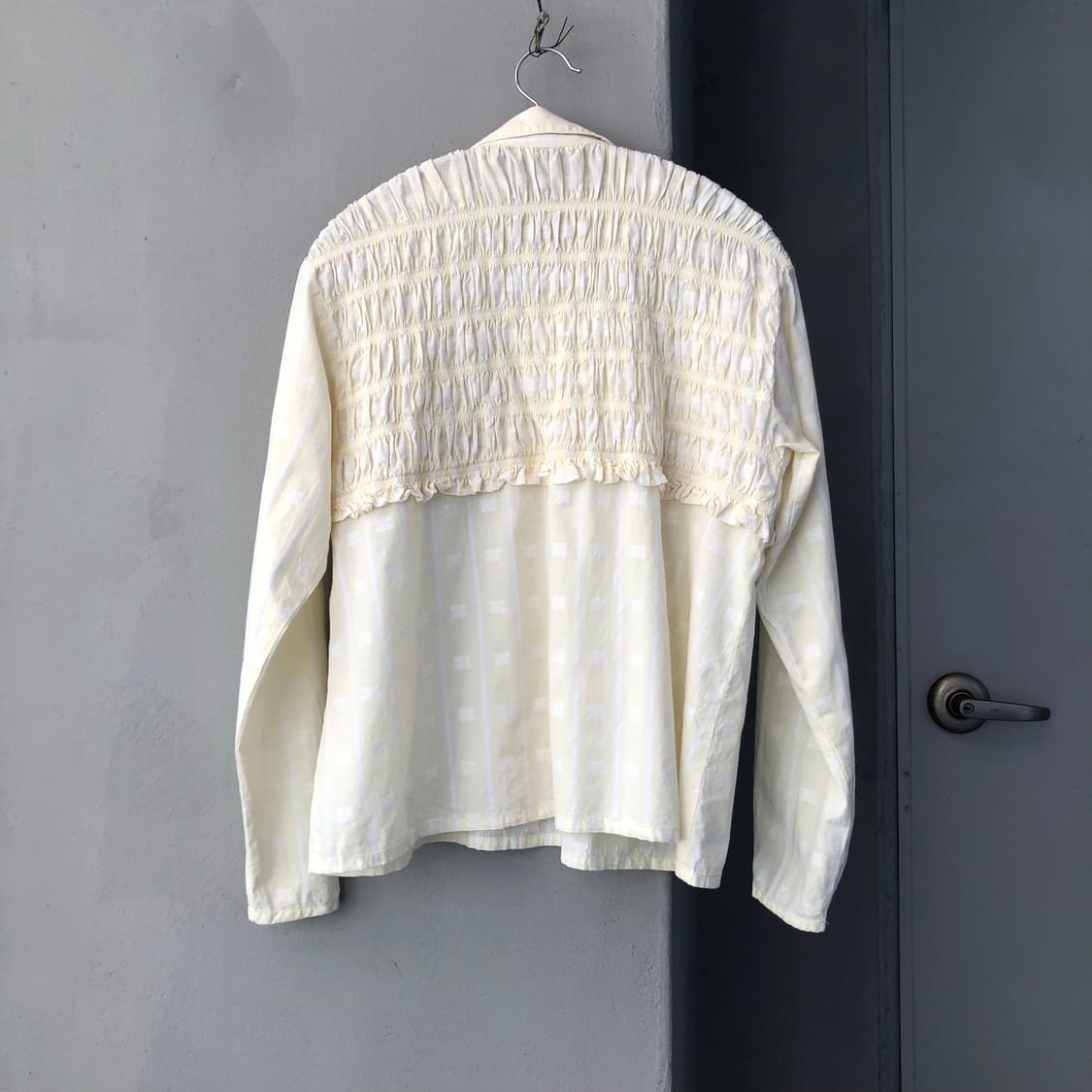 Ne net shirring shirt 상품이미지4