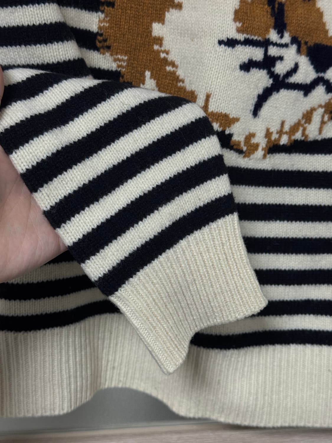 (M) 메종키츠네 스트라이프 니트 상품이미지5