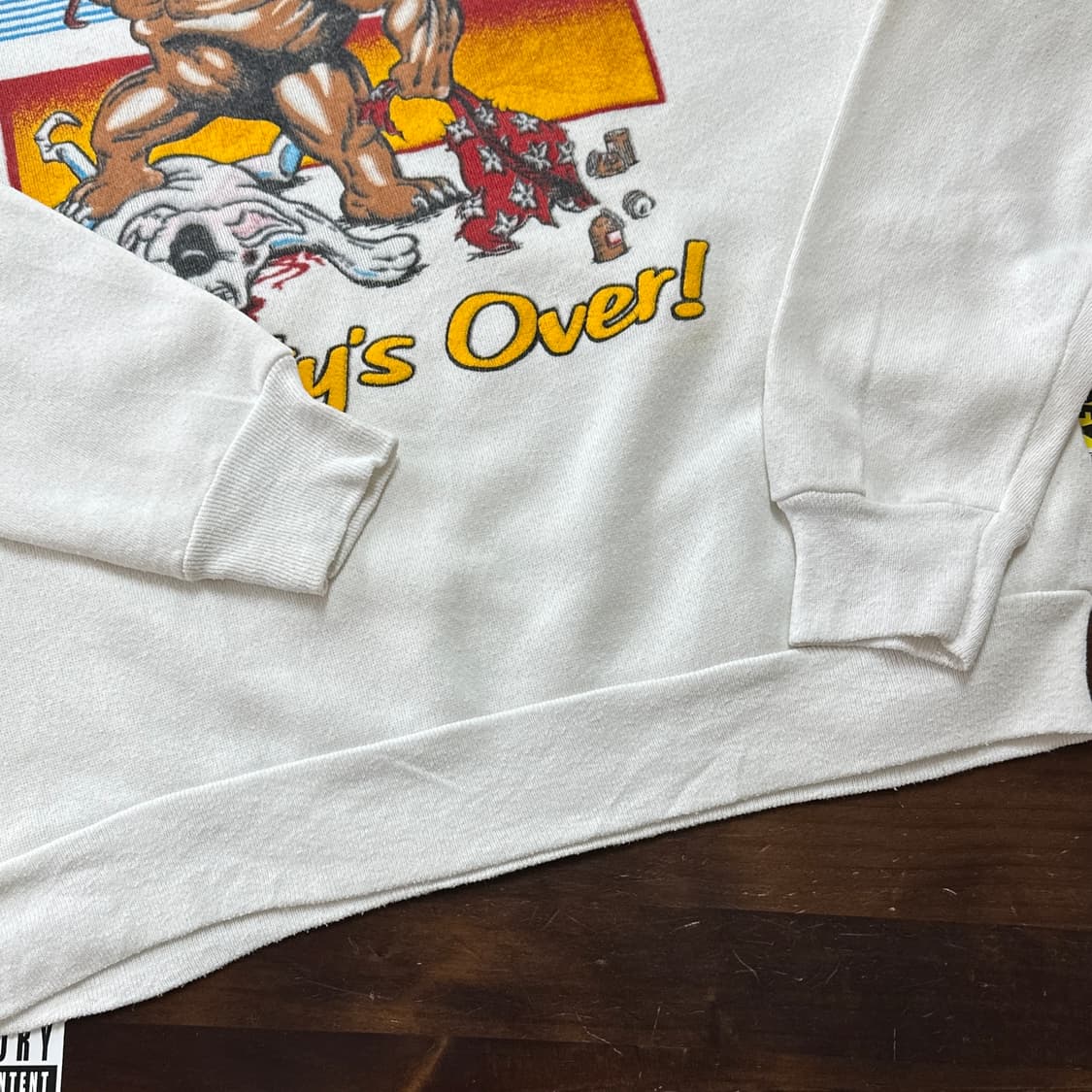 80s USA Party’s Over! 빈티지 스웻셔츠 L 상품이미지5