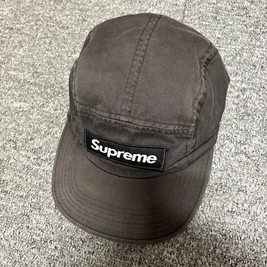 슈프림 캠프캡 블랙 상품이미지2