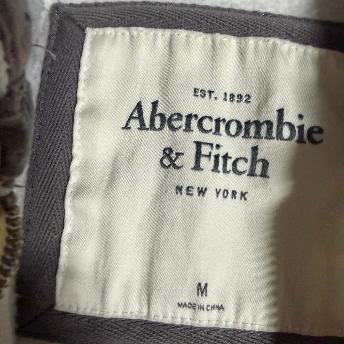 아베크롬비 아이보리 후드집업 m 상품이미지3
