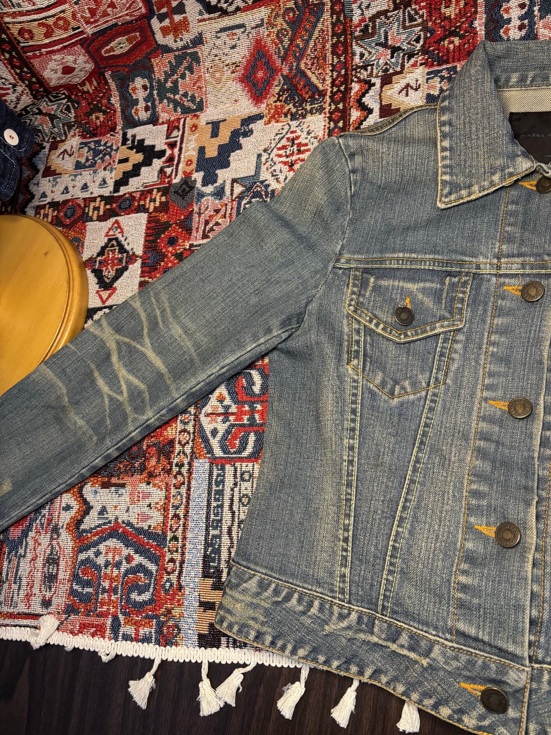 Vintage Denim trucker jacket 상품이미지4