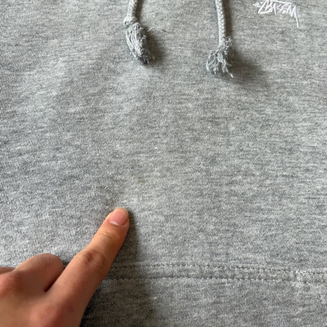 스투시 인터네셔널 트라이브 그레이 후드티 상품이미지10