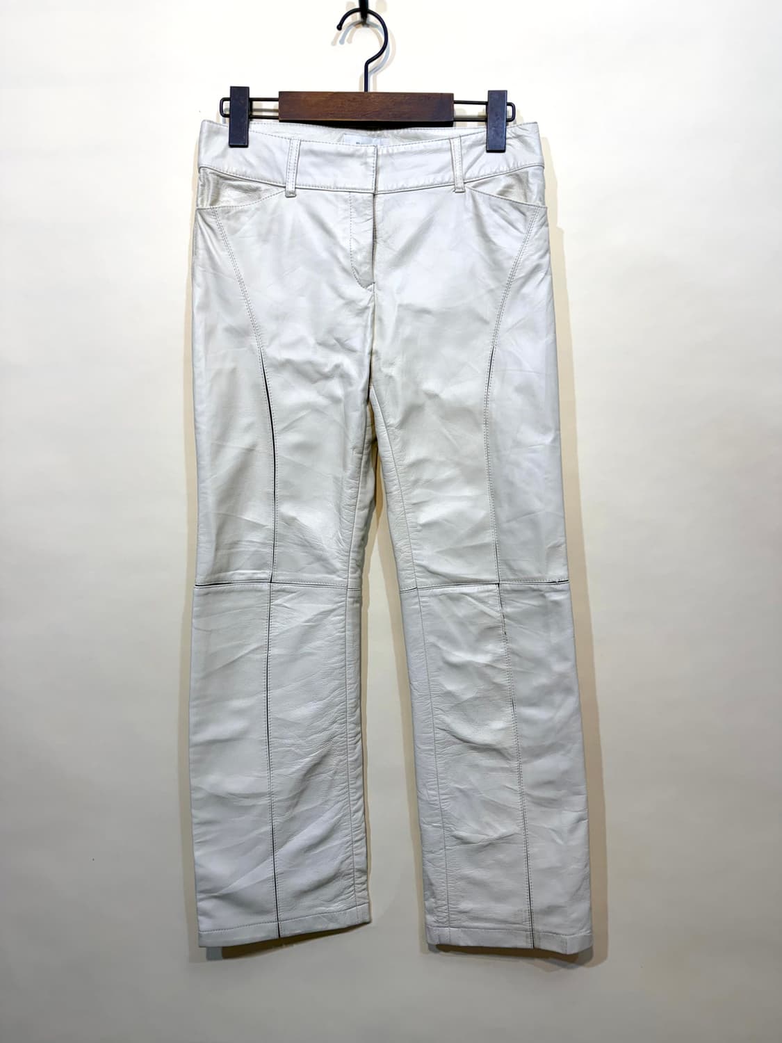 RITSUKO SHIRAHAMA 레더 팬츠 로우라이즈(28) 상품이미지2