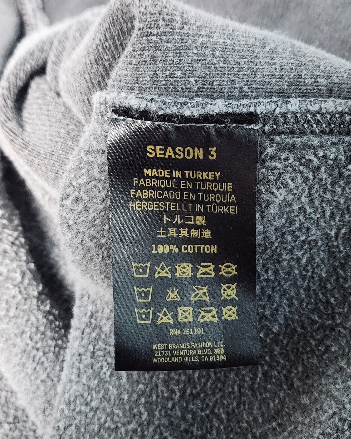 이지 시즌 3 후드 xs 상품이미지6