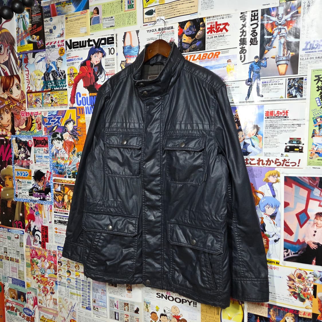 코치 왁스 코팅 밀리터리 필드 자켓 상품이미지2