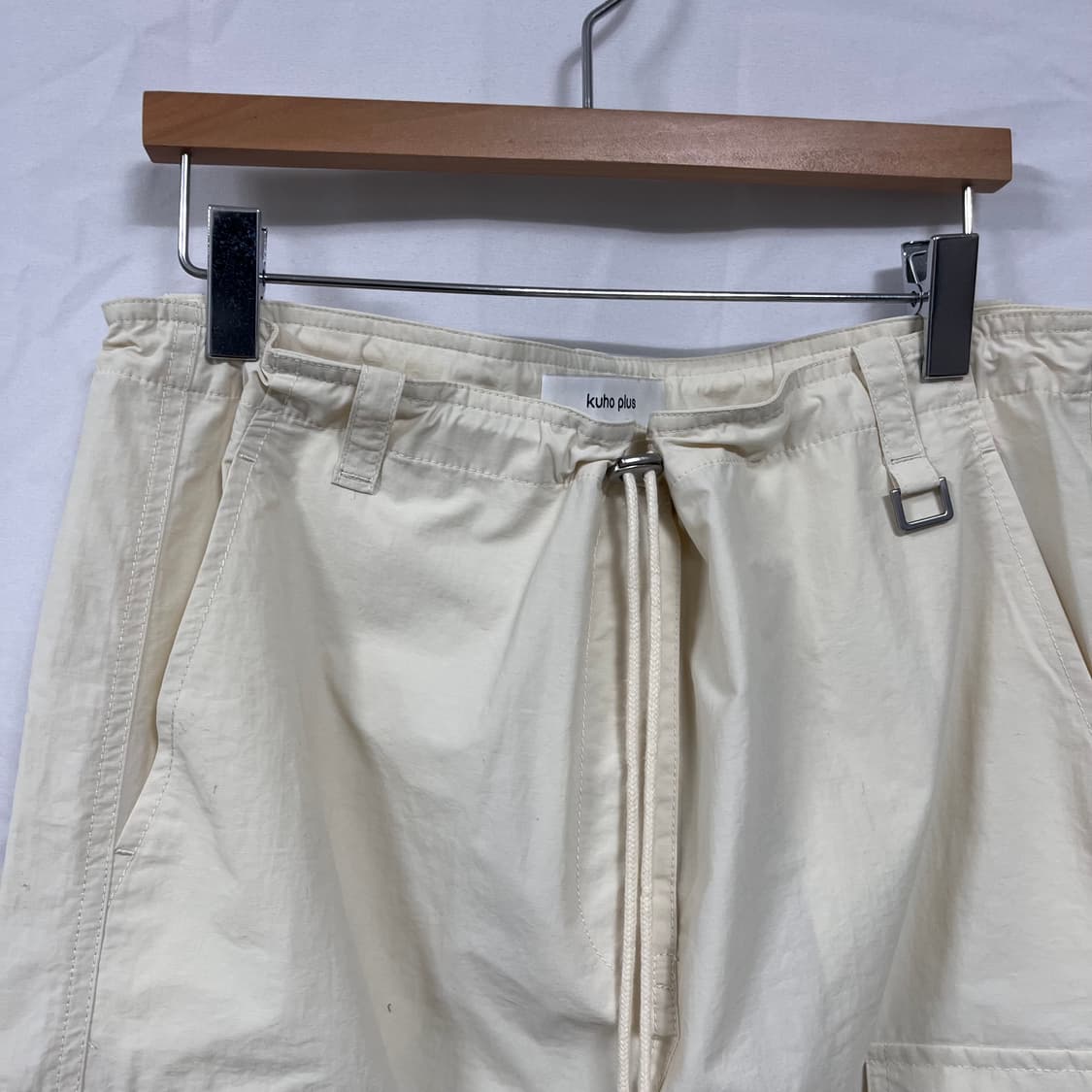 구호플러스 스트링 카고 롱스커트 상품이미지3