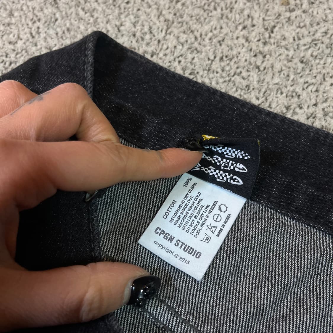 꼼파뇨 데님 와이드 팬츠 상품이미지5