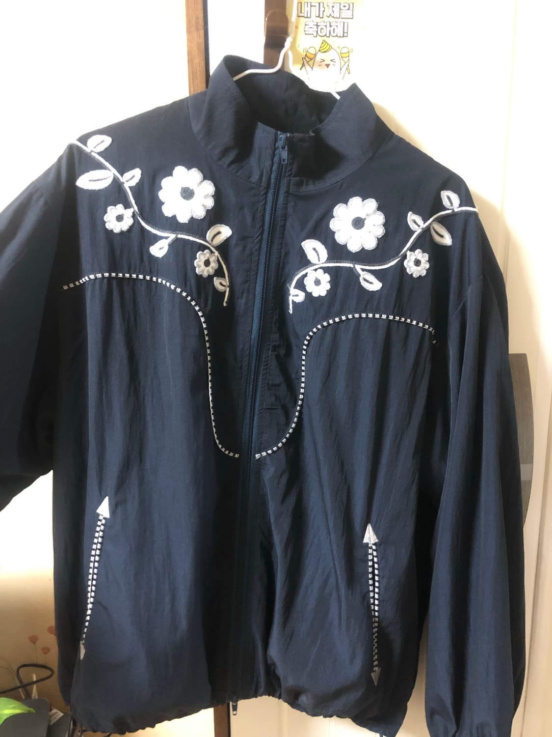 플라워 바람막이 상품이미지4