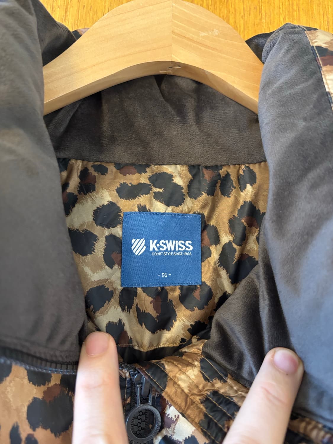 케이 스위스 레오파드 패딩 상품이미지4