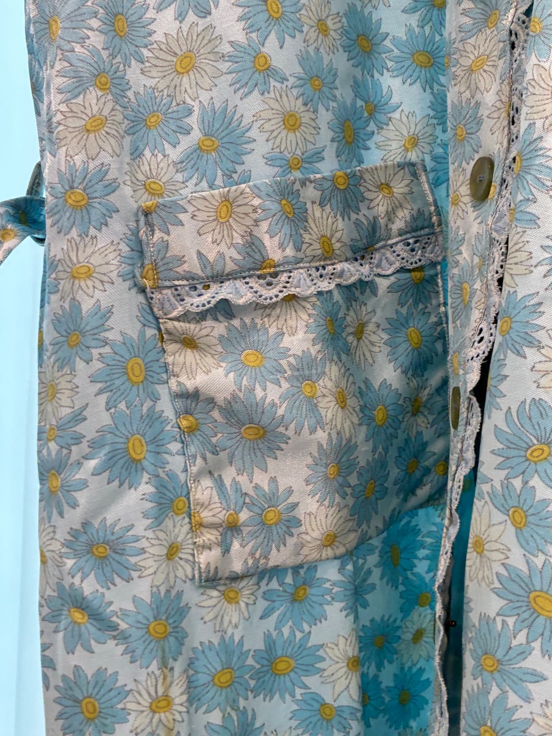 데이지 로브 페어리코어 홈웨어 레이스 유럽빈티지 상품이미지5