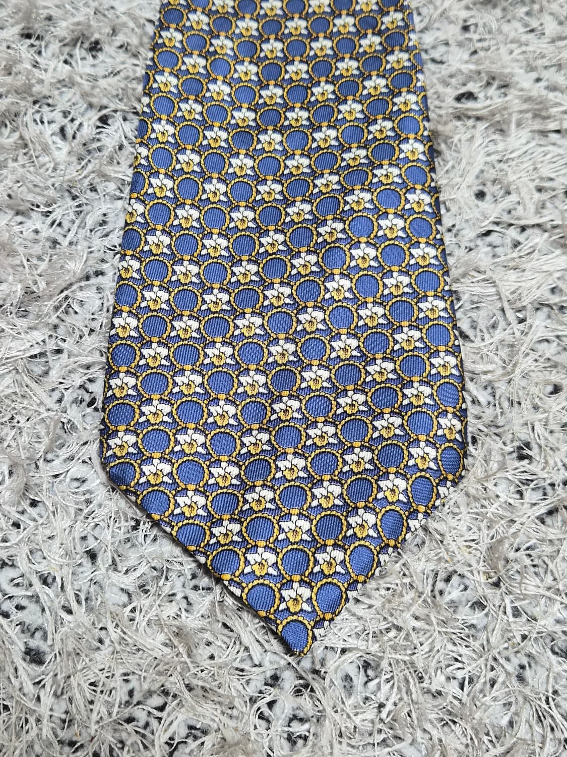 셀린느Celine 플라워 패턴 넥타이 Free - N38 상품이미지2