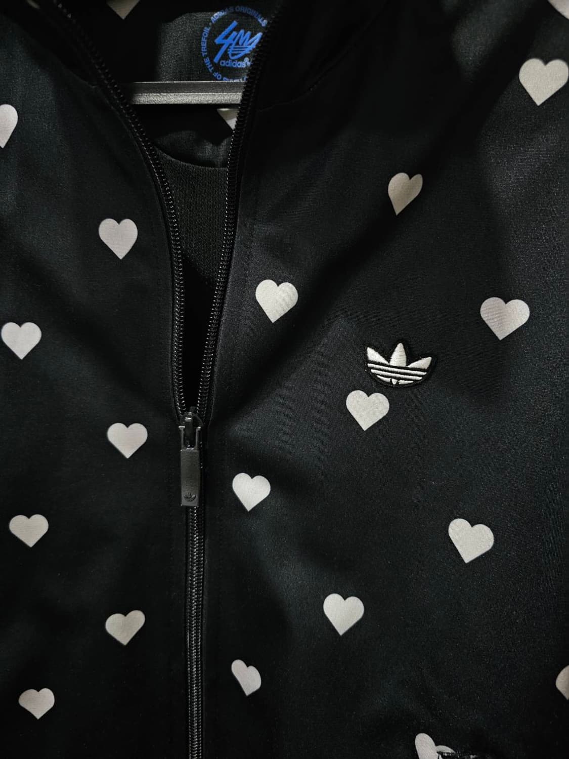 아디다스 여자 하트 도트 트랙탑 져지집업 95~100 상품이미지2