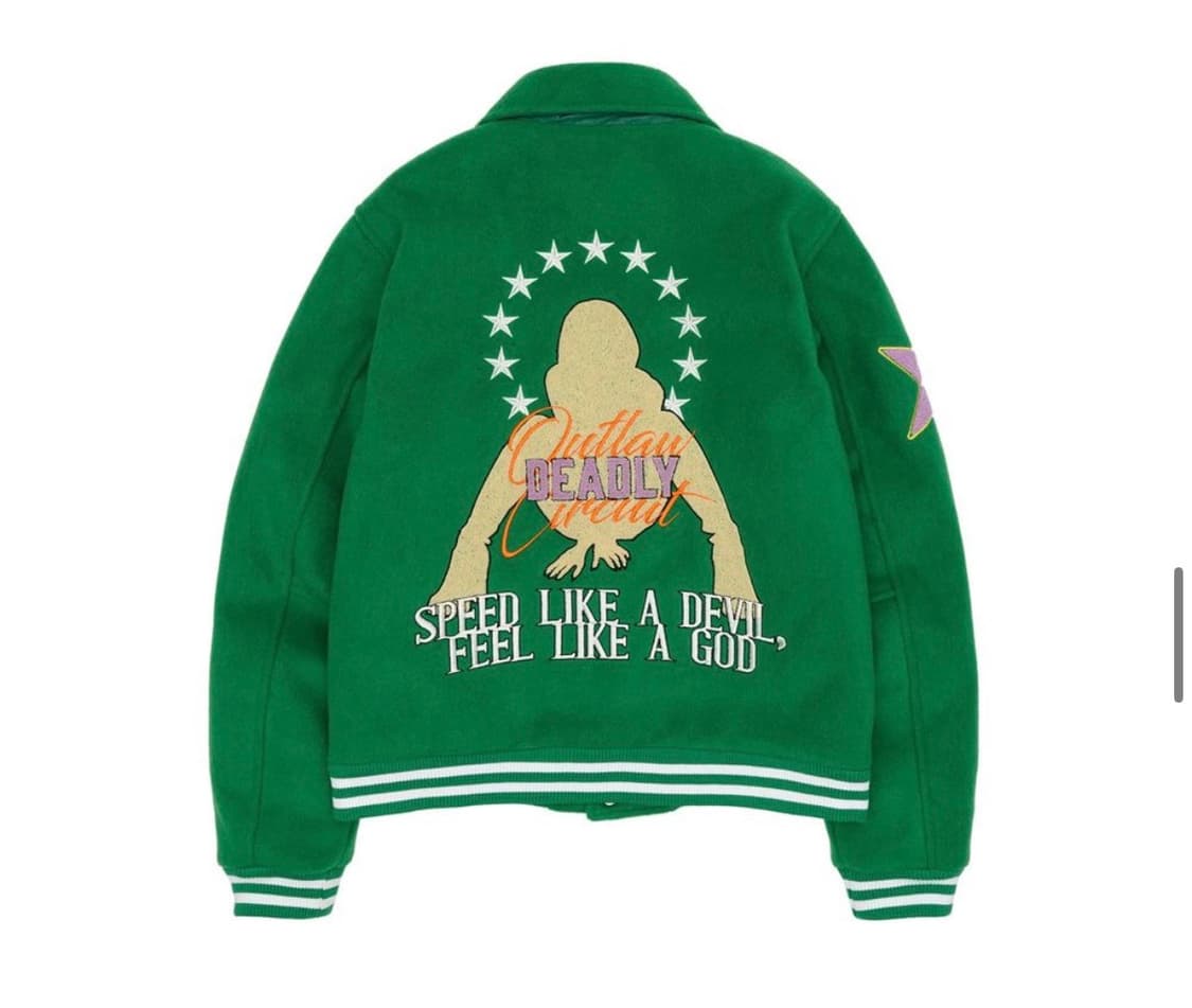 스컬프터 Varsity Standard Jacket Green 상품이미지3