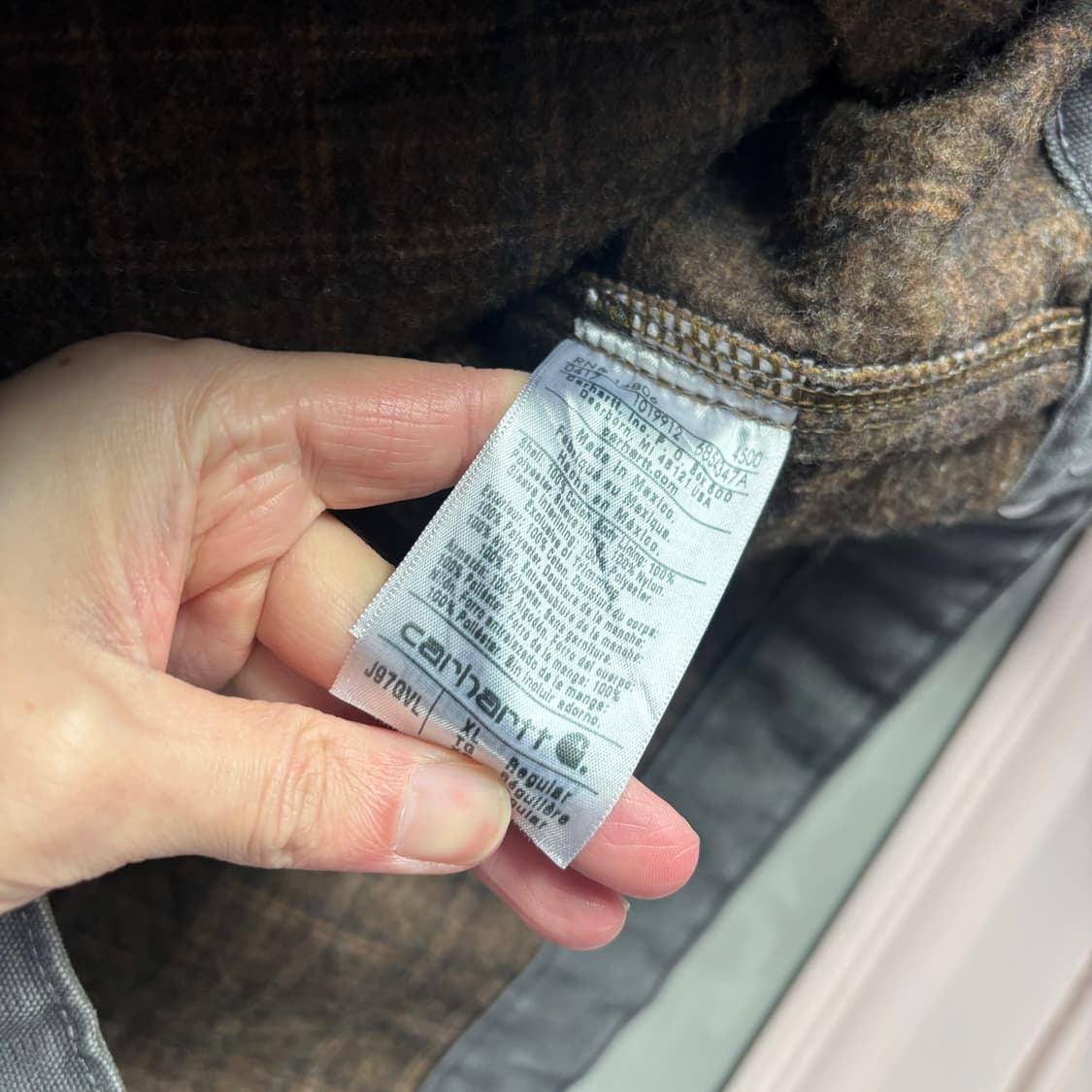 OG 칼하트 디트로이트 워크자켓 j97 그래블 그레이 상품이미지3