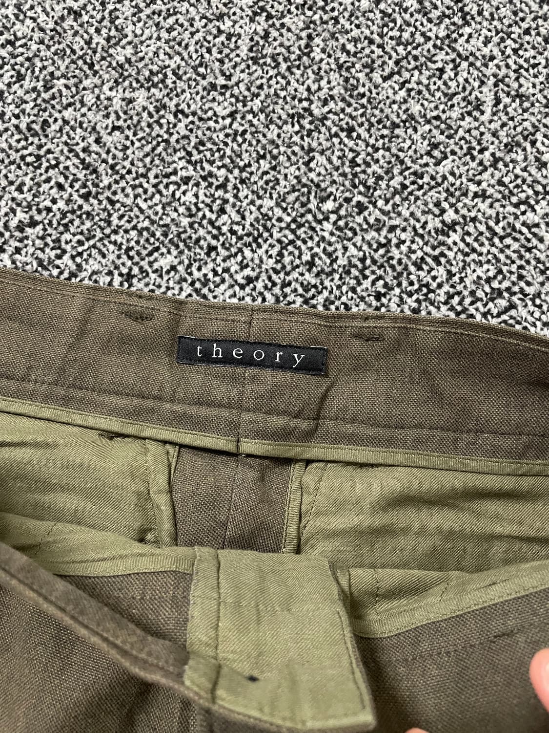 빈티지9. THEORY 띠어리 면 바지 팬츠 베이지 상품이미지2